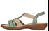 Sandale casual, dama, RIEKER ANTISTRESS, 60851-52 verde, piele ecologica